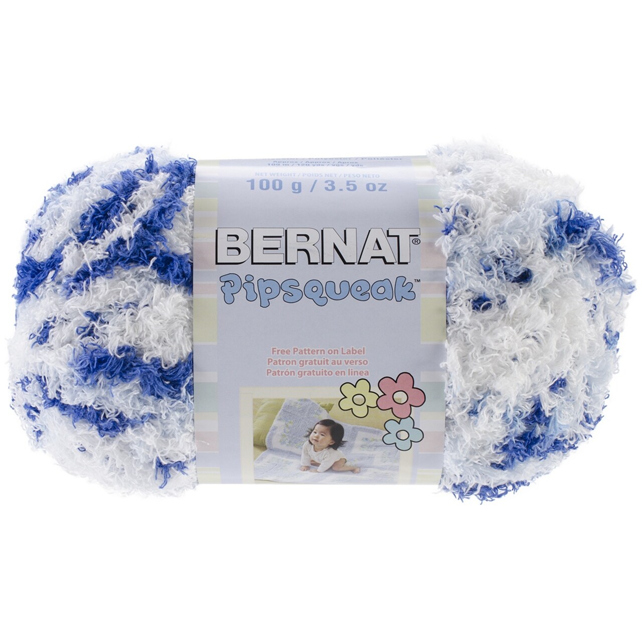 Multipack of 24 - Bernat Pipsqueak Yarn-Blue Jean Swirl